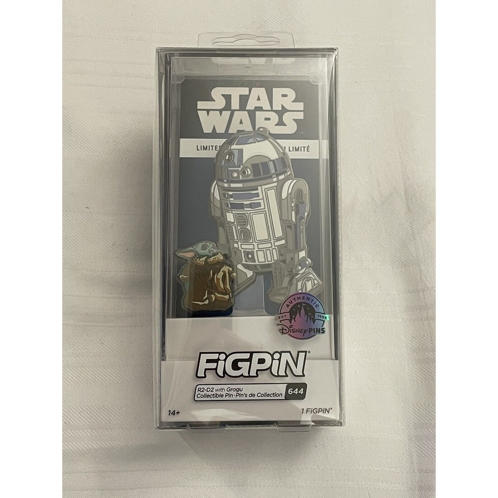 NEW SEALED Walt Disney‎ Parks Figpin R2-D2 with Grogu #644